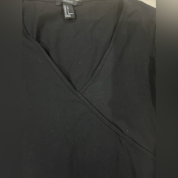 Two of black long sleeve body suits size small from forever21 - Picture 3 of 6